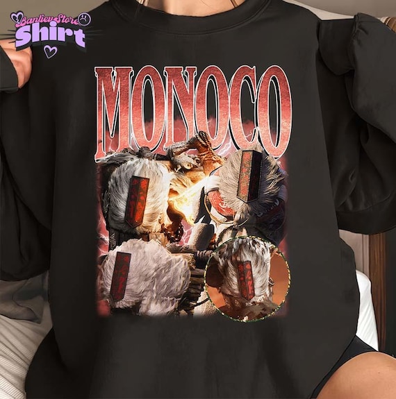 Monoco Vintage Bootleg Shirt, Expedition Game Tee, Clair