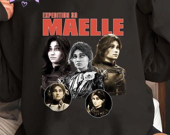 Camiseta unisex vintage Maelle Expedition 33, camiseta Esquie Clair Obscur Expedition 33, camiseta Expedition 33, camiseta Esquie, camiseta Game