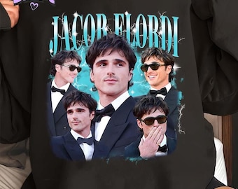 Jacob Elordi Camisa vintage en blanco y negro, Camiseta Jacob Elordi, Camiseta Jacob Elordi, Camiseta Jacob Elordi, Sudadera Jacob Elordi