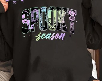 Spooky Season Horror Icons Halloween Shirt, Horror Movie Characters Shirt, Halloween Party Shirt, Spooky Season Shirt