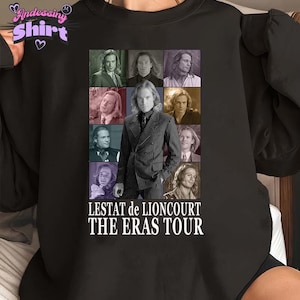 Camiseta Lestat De Lioncourt Eras Tour, romances de Anne Rice, camiseta Lestat De Lioncourt, romance de vampiros, camiseta de leitor de fantasia
