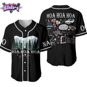 Hoa Hoa Hoa Personalisiertes Baseballtrikot, Hoa Hoa Hoa Saison Baseballtrikot, Forks Washington Baseballtrikot, Buch-Liebhaber-Geschenk