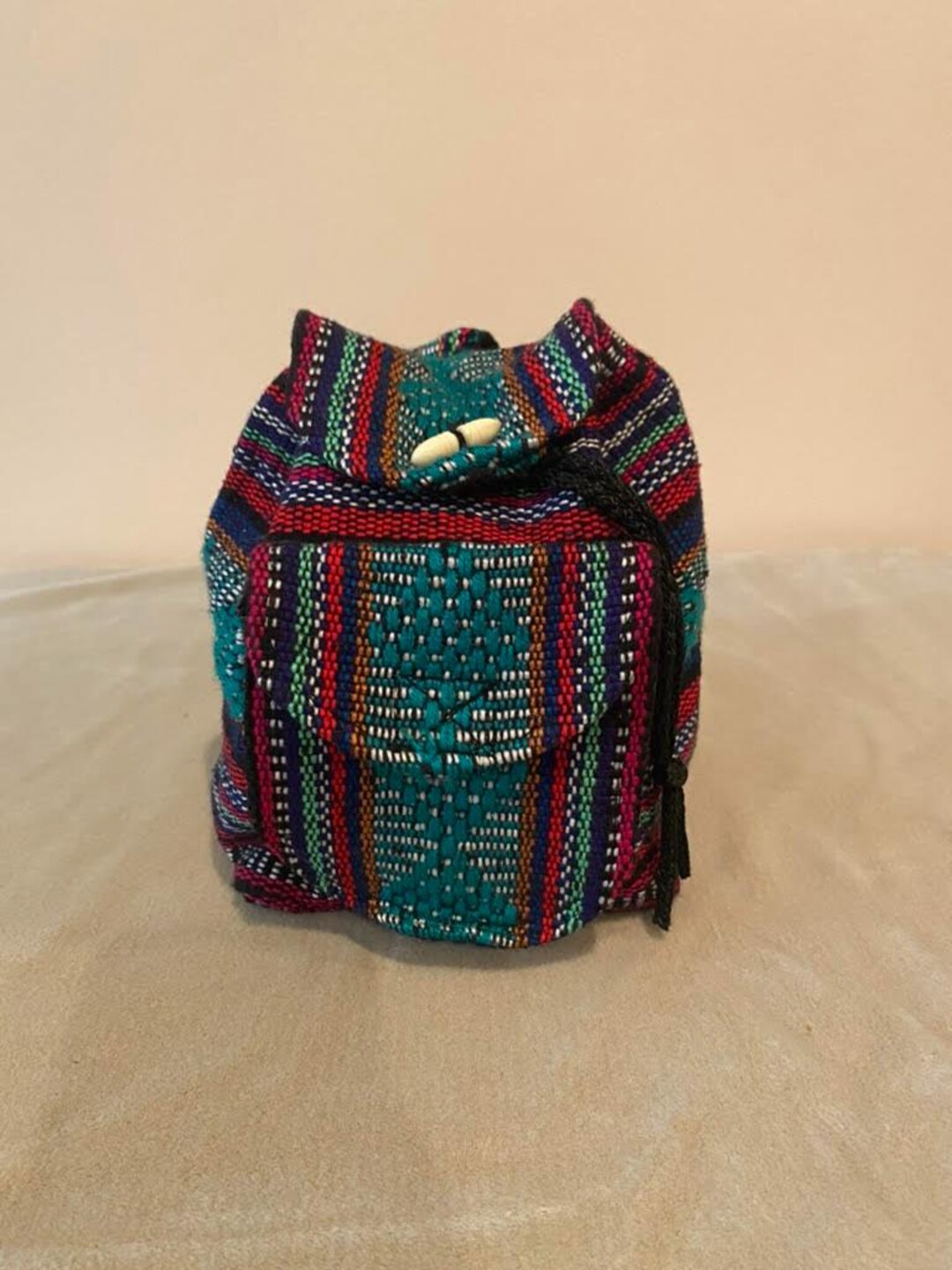 Authentic Mexican Handmade Mini Backpack/handbag / Purse  display picture 2