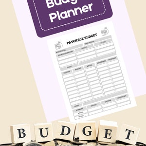 Editable Budget Planner: 40 Page Savings Tracker (PDF Printable)
