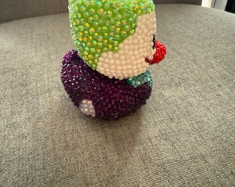 Joker Duck met strassteentjes