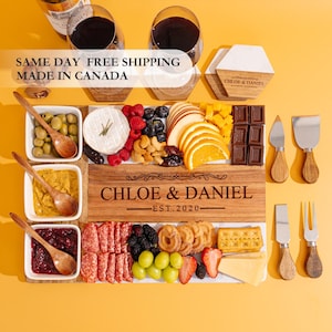 Personalized Charcuterie Board, Custom Cutting Board,Cheese Board, Engraved Wedding Gift, Housewarming Gift,Mother&#39;s Day gift