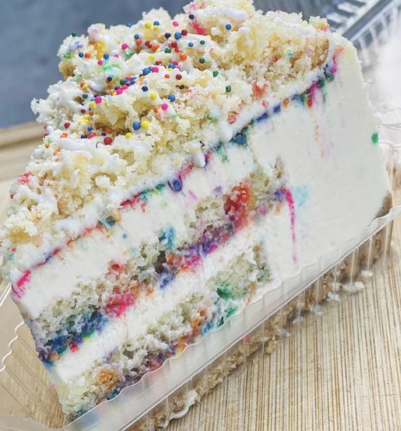 Funfetti Cake Cheesecake: A Festive Dessert Delight Recipe - Etsy