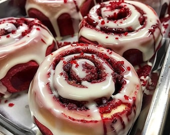 Red Velvet Cinnamon Roll
