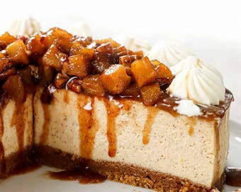 Caramel Apple Delight Cheesecake