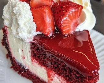 Red Velvet Strawberry Cheesecake Delight