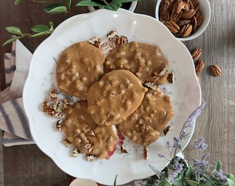 Auténtico caramelo de praliné original de Nueva Orleans.