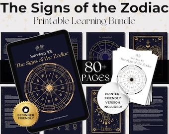 Guía básica de astrología: Signos del zodíaco para principiantes (descarga digital)