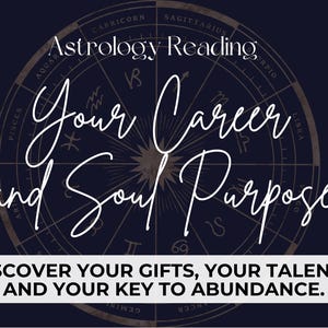 Lectura astrológica de la carrera, vocación, propósito del alma, análisis profundo de la carta natal por parte de un astrólogo profesional, descubra el don y desbloquee la abundancia