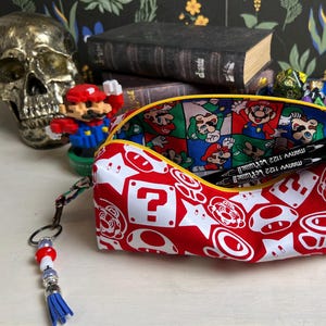 Sacs zippés de taille moyenne inspirés de Mario & Luigi