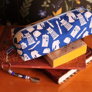 Sac à glissière moyen Dr. Who inspiré