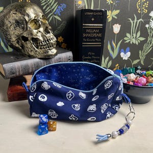 Sac moyen zippé inspiré d'Animal Crossing