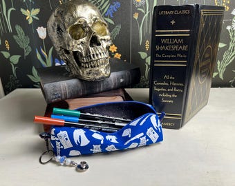 Dr. Who inspired small zipper bags