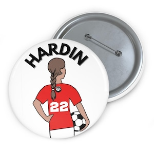 Aangepaste voetbal-/voetbalspelerpin