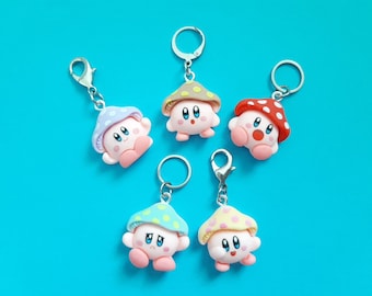 Stitch Markers Mushroom Emotion Characters for Crochet and Knitting Set of 5 Detachable Place Marker Yarn Gifts Accessories Knitting Notions