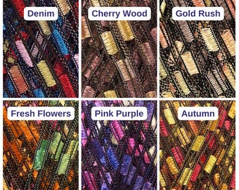 Trellis Ladder Yarn 12 Colors YOU CHOOSE for Knitting & Crocheting Yarn Necklaces, 1 Full Skein 164 yds, Ice Yarns Brand, Lattice Thread