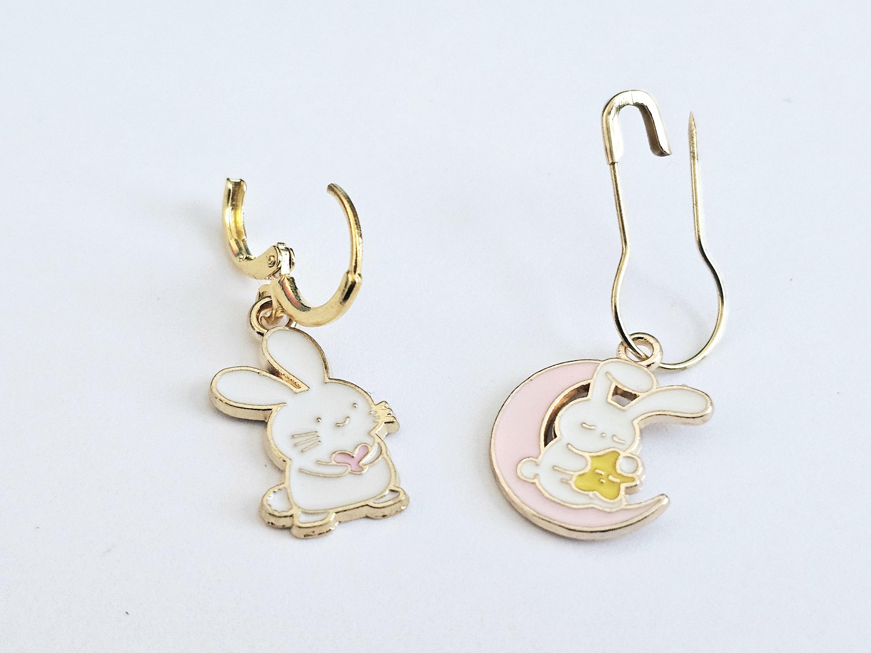 Cute Bunny Rabbit Stitch Markers Set of 4 Knitting Crochet Stitch ...