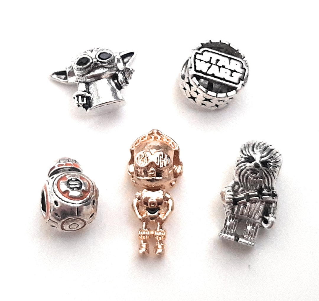 5 PC Large Hole Beads Baby Yoda, the Child Charms | Movie Theme