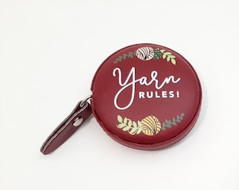 Yarn Rules Measuring Tape Spool 60in/150cm Retractable Cute Llama Tape Measure Sewing Notions Crochet Accessories Knitting Tool