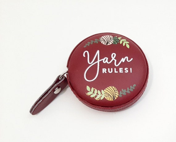 Llama Tape Measure Yarn Rules Measure Leather Look 1.5 Metre 60 Measure Retractable  Tape Measure for Sewing, Knitting, Crocheting, Quilting -  Denmark