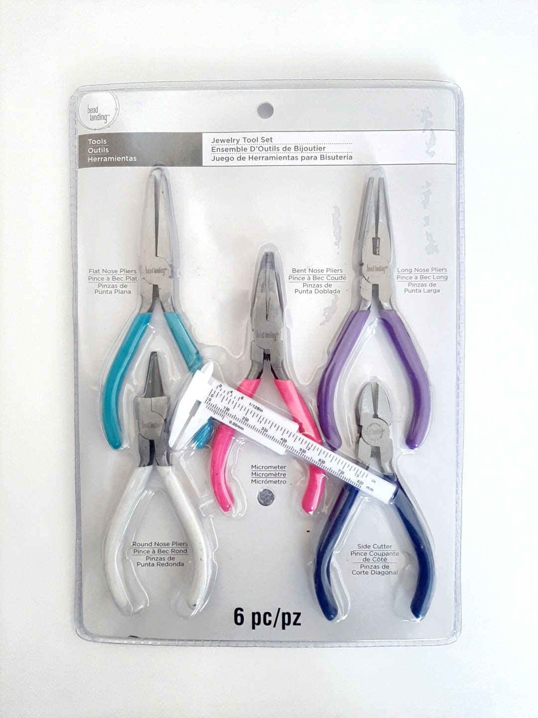 Bead Landing Round Nose Pliers in Blue Turquoise | Michaels