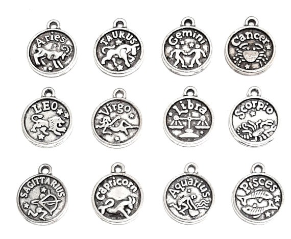 Zodiac sign charms bulk discount