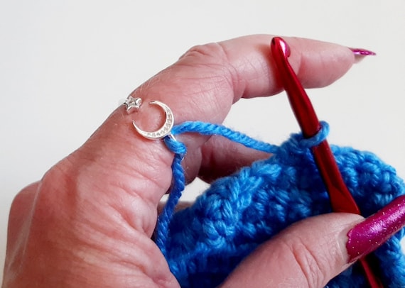 Adjustable Crochet Tension Cat Ring, Beginner Knitting Crochet