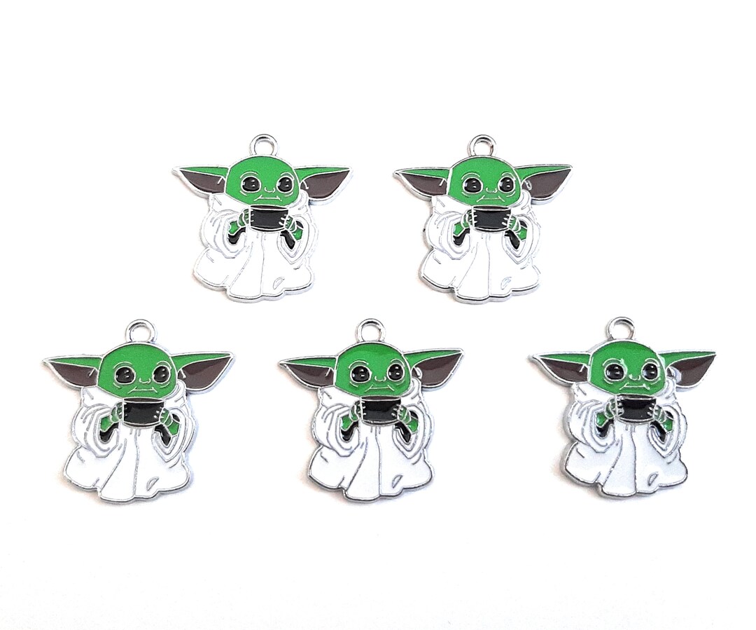 Bulk 1, 5, 10 PC Charms Baby Yoda, the Child, Grogu From Mandalorian