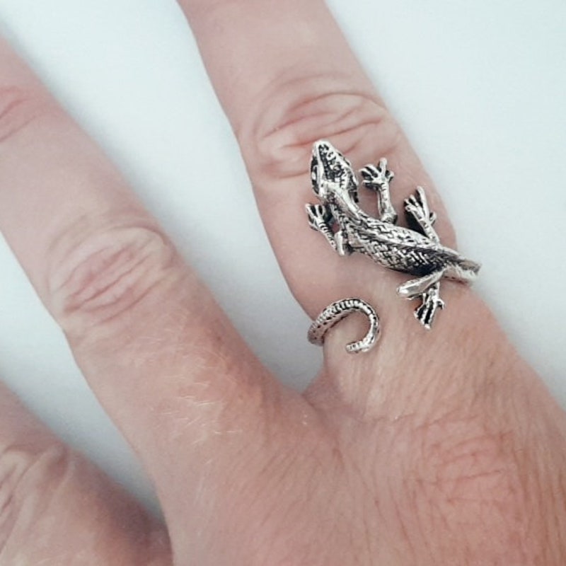 Lizard Ring - Etsy