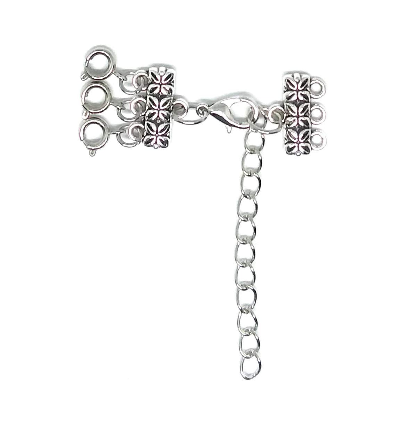 Decorative Layered Necklace Spacer Clasp Detangles & Separates Etsy