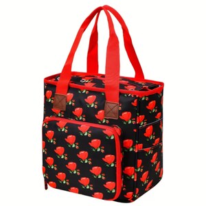 Yarn & Hook Storage Tote Bag for Crochet Supplies Knitter Project Bag Yarn Organization Craft Bag Crochet Gift for Knitting Yarn Tote Bag image 11