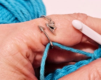 Sterling Silver 925 Yarn Ring Dragon Wing Adjustable Size 6-10