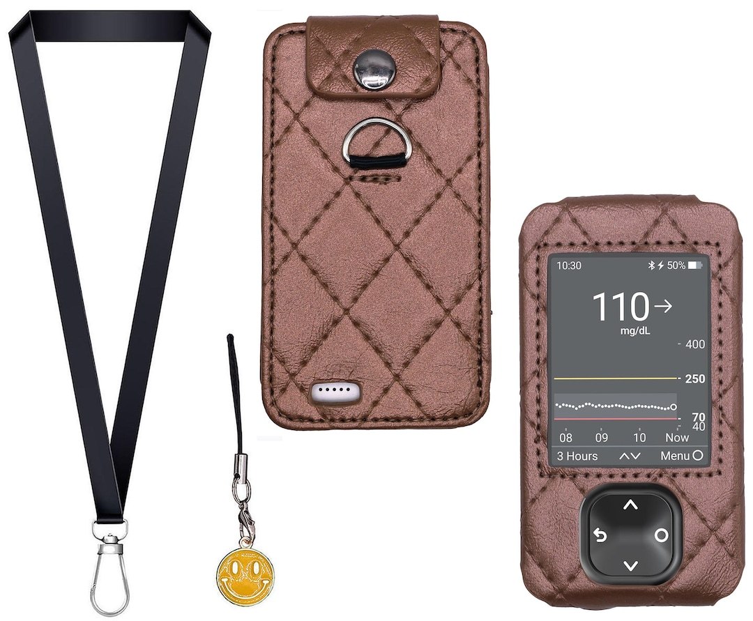 3-in-1 Set Diamond-patterned Case for Dexcom G7 Receiver - Etsy