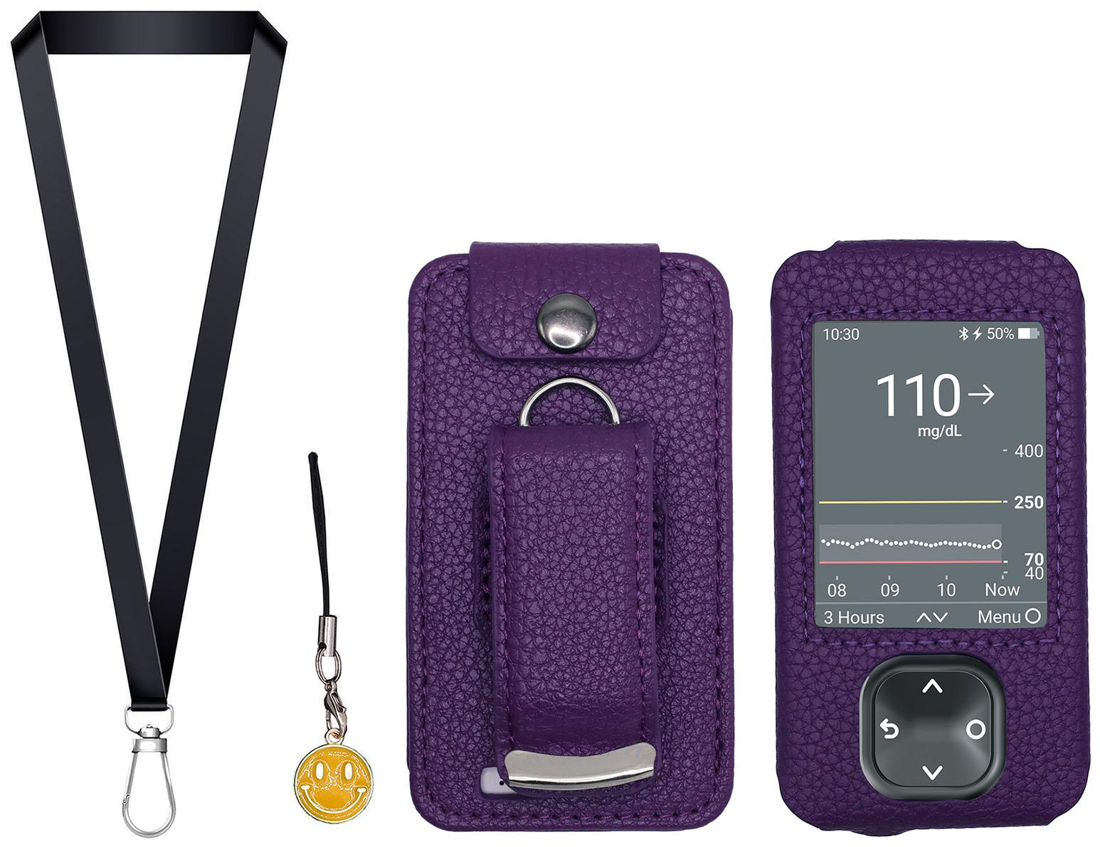 Dexcom Receiver Cases 3-in-1 Set Case With Adjustable Clip and Screen Protector for Dexcom G7 ...