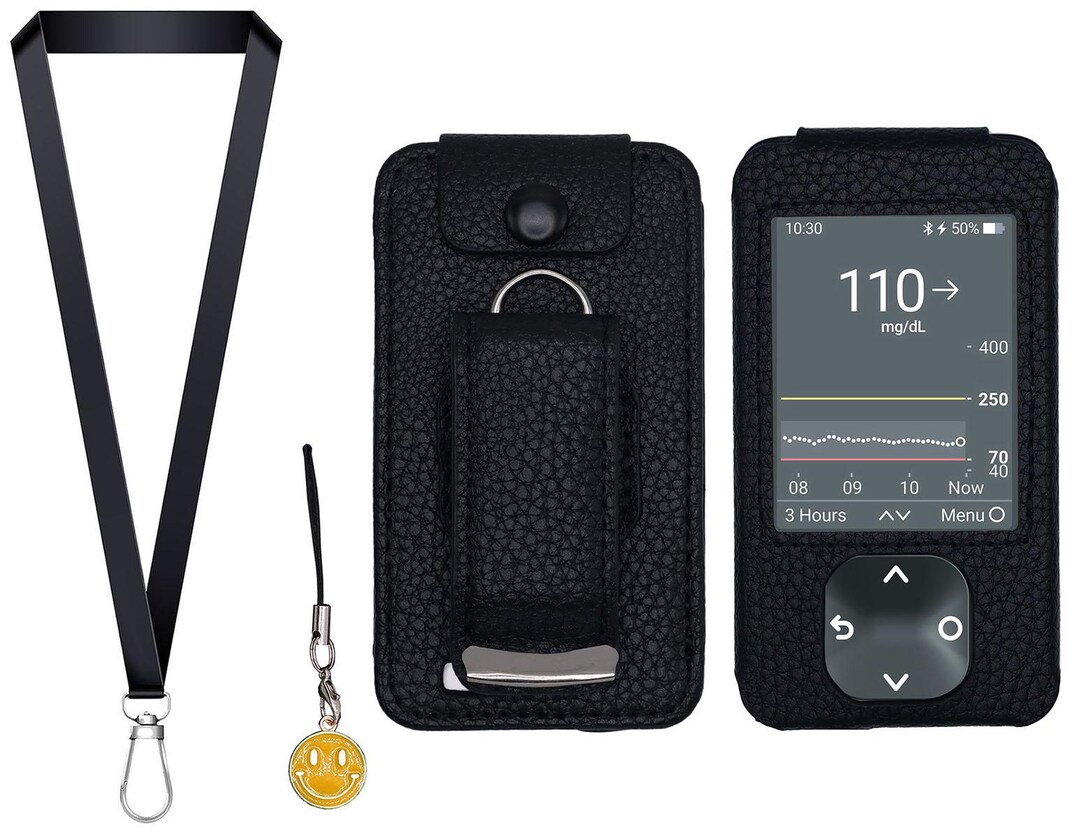 3-in-1 Set Case With Adjustable Clip and Screen Protector for Dexcom G7 ...