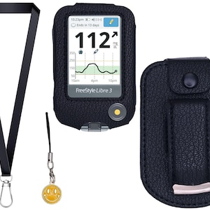 3-in-1 set Clip case for Freestyle Libre 3 Freestyle Libre 2 Freestyle Libre 14day