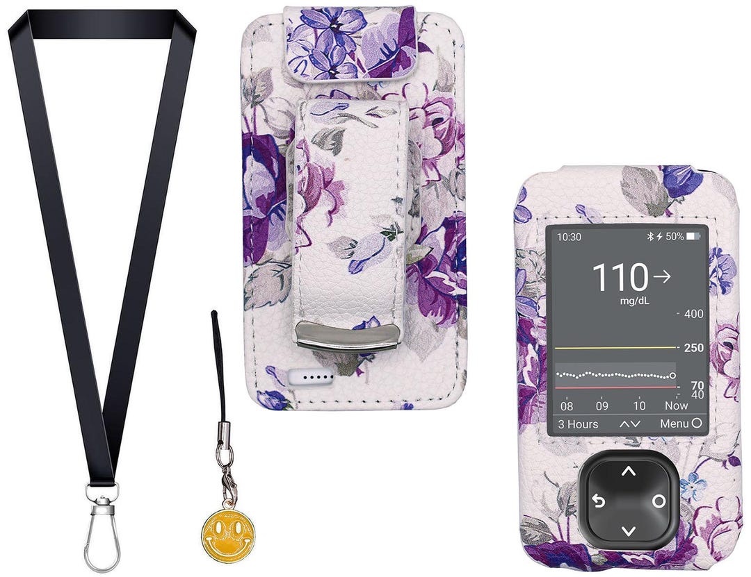 3-in-1 Set Case With Adjustable Clip and Screen Protector for Dexcom G7 ...