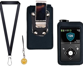 Super 3-in-1 Set Case With Adjustable Clip For Medtronic Minimed Insulin Pump (670G /680G /770G /780G)