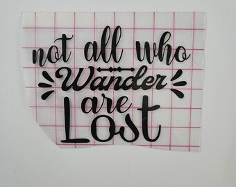 Are Lost Decal