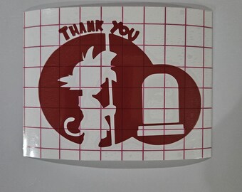 Thank you (DBZ) Decal