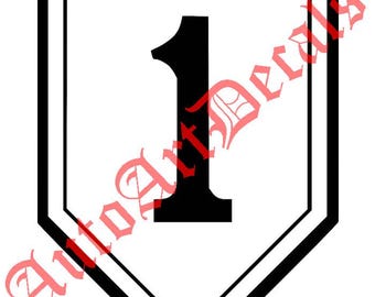 Big Red One Decal