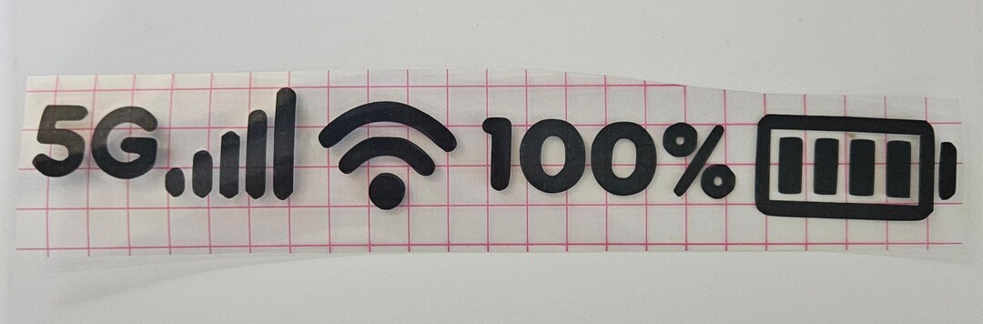 Phone Wifi Battery Signal Decal - Etsy