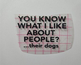 What I Like About People Decal
