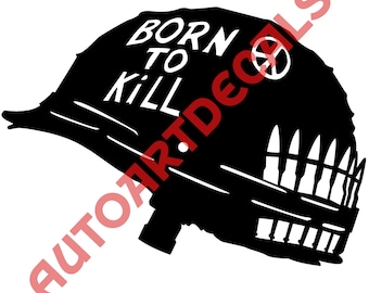 Full Metal Jacket Helmet Decal
