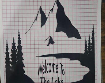 Welcome To The Lake Decal