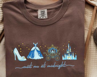 Camiseta "Encuéntrame a medianoche", viaje de chicas inspirado en Cenicienta